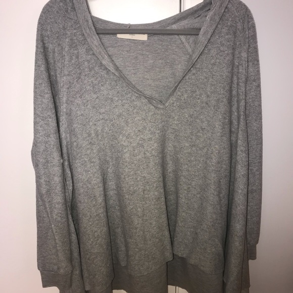 Project Social T V-Neck Hooded Top - Picture 3 of 3